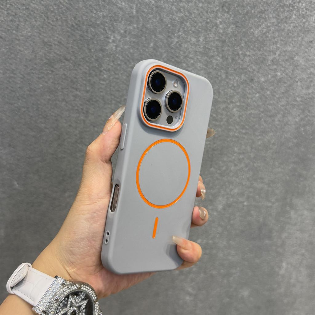 Luxury Matte Soft Silicone For Magsafe Magnetic Case for iPhone 16 16E 15 14 13 12 Pro Max 11 Hit Color Shockproof Bumper Cover