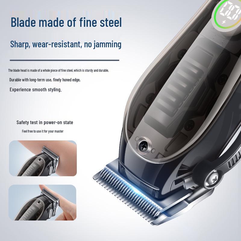High-Power Pet Hair Clipper with Fine Steel Blade for Cats and Dogs
