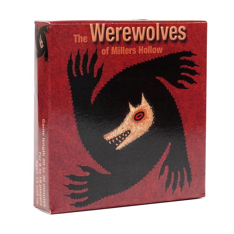English Edition: Devious White Wolf | Dawn Wolf Card Game - Classic Werewolf Puzzle Series