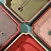 Retro Jewelry Displays Tray Exquisite Bracelet Showcase Pallet Jewelers Necklace Display Salver Counter Live Pictures Props