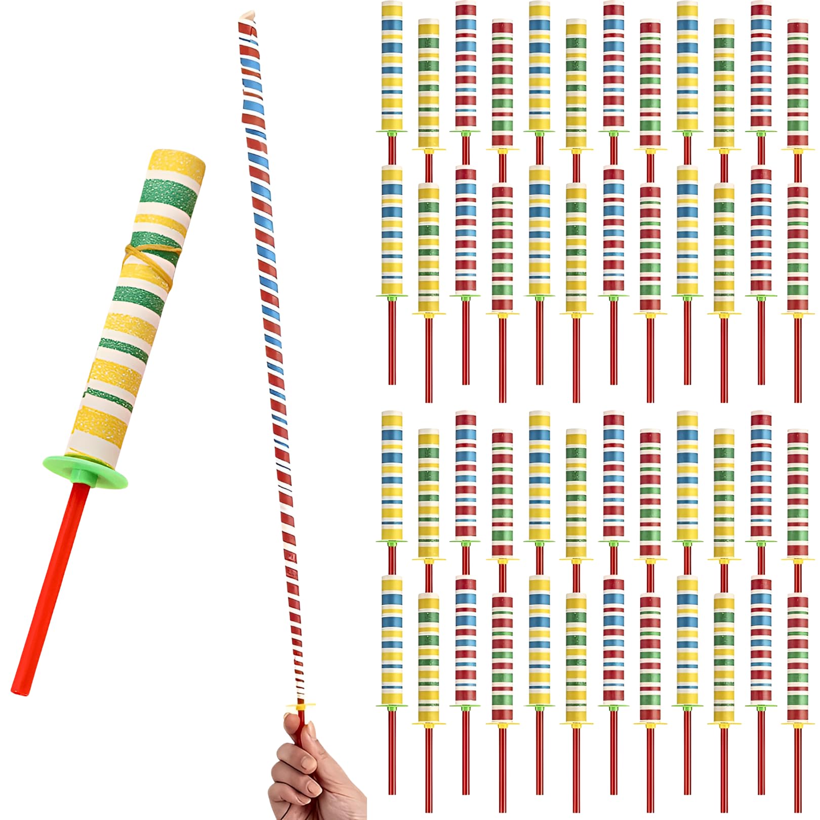 

Charmoon Paper Yo-Yos, Toys, Events, Festivals, Prizes, 50 Pieces