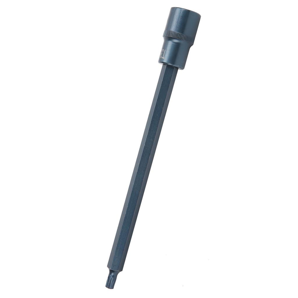 Star Screwdriver Bit Square Socket 12in S2 Alloy Steel Rustproof Hand Tool for Ratchet WrenchT35