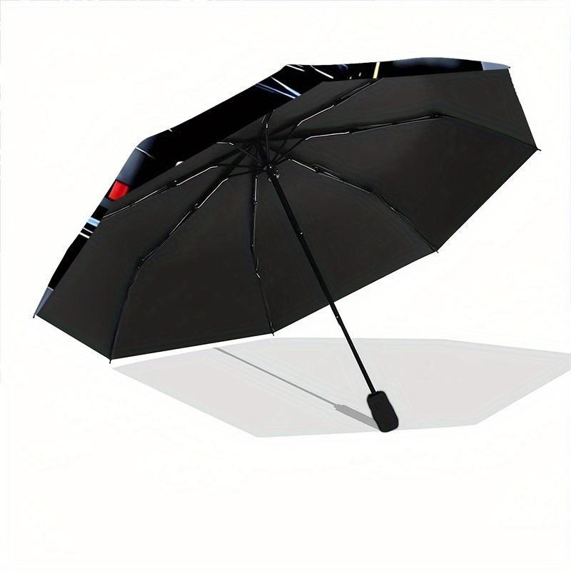 1pc Racing Car Automatic Open/Close Umbrella Sturdy Iron Frame, Compact Travel Umbrella - Perfect Gift for Women, Men, Birthdays009