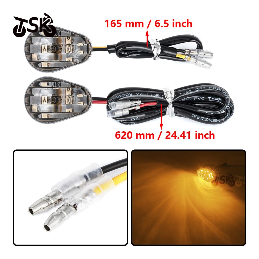 LED Turn Signal Light For YAMAHA FZ8 FZ6 N S R FZ1 Fazer XJ6 Diversion/F XJ6N TDM 900 Motorcycle Accessories Universal Mini