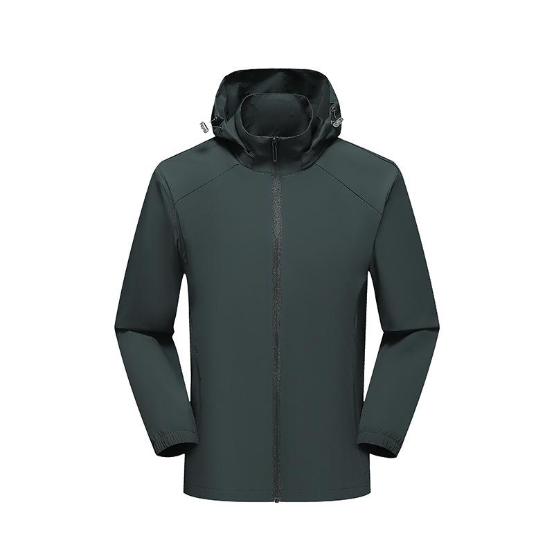 Unisex Ice Silk Sun Protection Hooded Jacket - Spring Summer Breathable Lightweight Loose Fit Plus Size Athletic Casual Outerwear