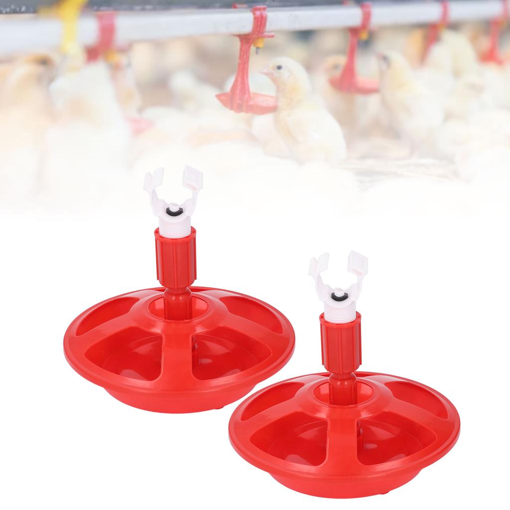 Automatic Chicken Waterer, PP G3/4 Chicken Water Feeder with Multiple Compartments Design, for Chicks, s, Geese, Poultry Drinking Bowl