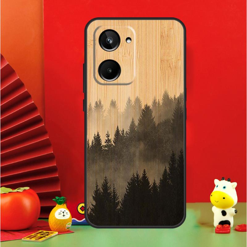 Tree Flower Bamboo Wood For Realme 15 Pro GT7 GT6 10 11 12 13 14 Pro Plus C67 C63 C61 C55 C51 C53 C35 C75 C65 Case
