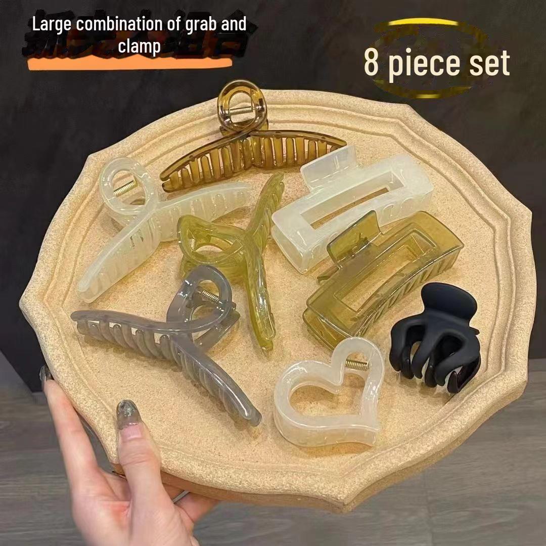 

Аксессуары для волос 2024: Набор шпилек для волос весна/лето и головной убор с эластичной повязкой, зажимом для волос и зажимом-утконосом