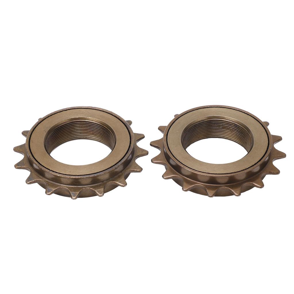 2PCS Bike Single Speed Freewheel Steel 16T Bike Flywheel Sprocket for Electric Bike Folding Bike