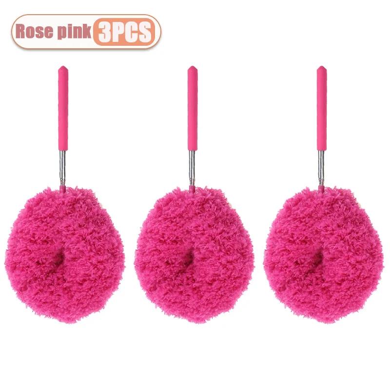 1-10PCS Extendable Feather Duster for Home Cleaning Washable Reusable Dusting Stick for Ceiling Corner Gap Furniture