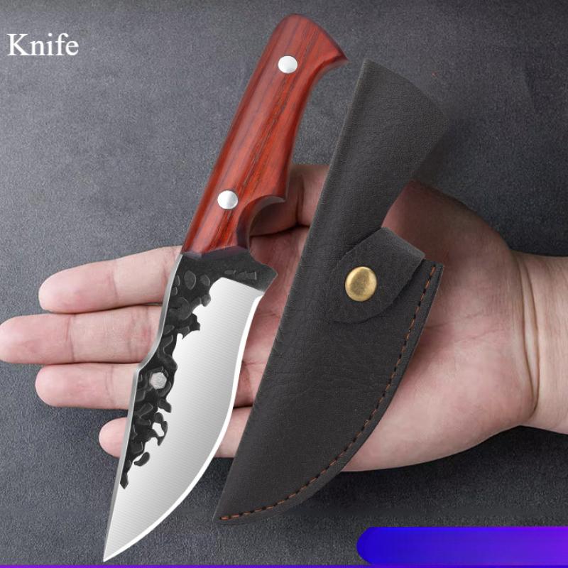 

Нож ручной ковки, острый бытовой нож для мяса, ручной нож для мяса, многофункциональный портативный нож для фруктов with cover