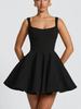 Sweet Spaghetti Strap Backless Dress with Large Bow - 2025 Spring Collection