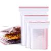 100Pcs Clear Snacks Zero Waste Kitchen Food Storage Sealing Bag Plastic Bags
