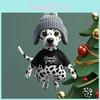 Car Interior Decor Acrylic Dalmatian Cartoon Car Mirror Accessories For Vehicles