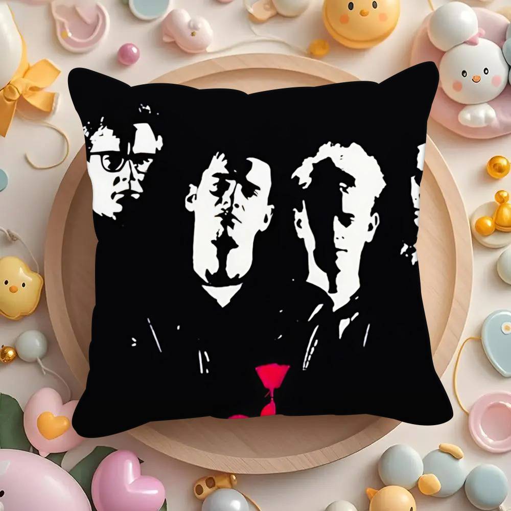 Band D-depeches black Mode  Pillowcases cushion covers living room sofas home decor gifts