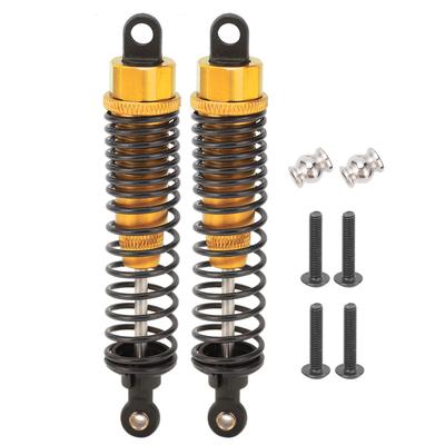 Metall 100mm Stoßdämpfer Federdämpfer Ersatz für TRAXXAS SLASH 2WD RC Auto Gold
