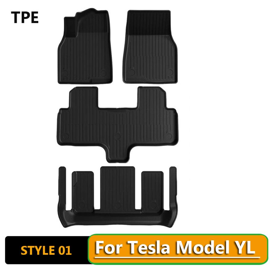 Car Special TPE Car Floor Mats For Tesla Model YL 2025 Waterproof wear-resisting Accessories interior Decor Styling ideas