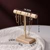 Simple Yet Stylish Wooden Holder for Bangles and Bracelets Handmade Necklace Display Stand for Home or Retail Use