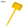 20 Piezas Etiquetas Impermeables Tipo T para Jardinería Marcadores de Árboles y Plantas Etiquetas con Ranura para Tarjeta