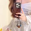Premium Brown Leopard Print Epoxy Case for iPhone 17/16 Pro Max/15/14