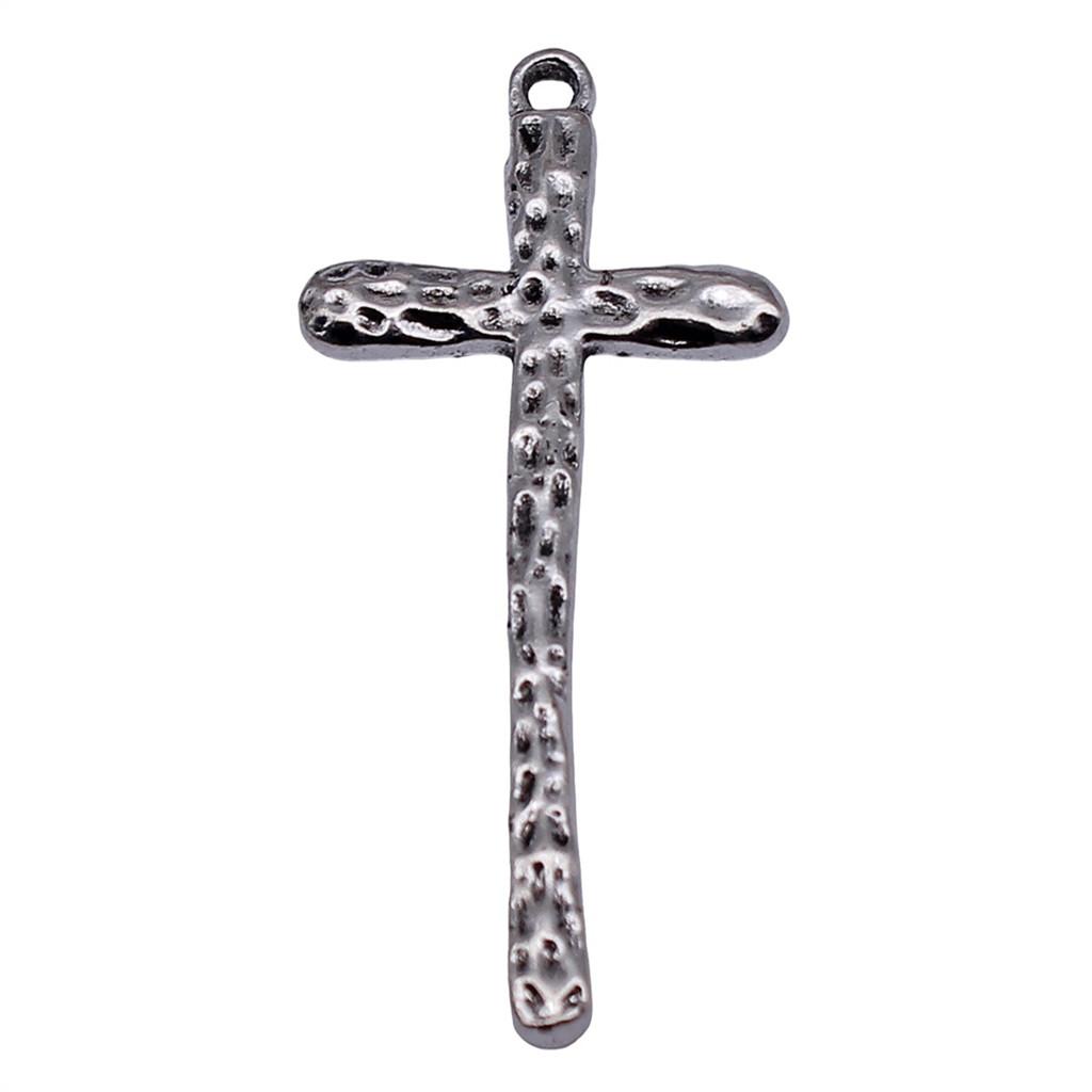 Hollow Cross Charms Multi Color Alloy Pendants For Gothic Christian Jewelry Accessories