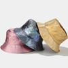 Fashion Bucket Hat for Men And Women PU Leather Waterproof Rain Cap with Wide Brim UV Protection Fishmen Style