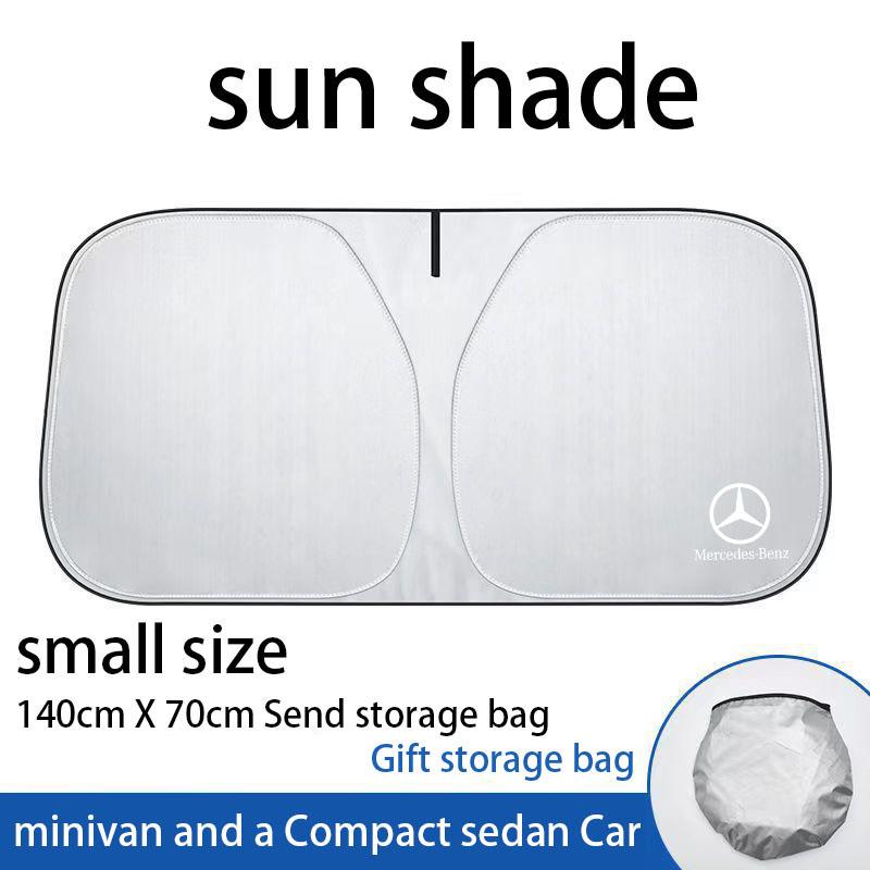 Car Windshield Sun Shade Foldable for UV Ray Block & Sun Heat For Mercedes Benz W203 W204 W205 W210 W211 W212 W221 W222 CLS CLA Vvv1