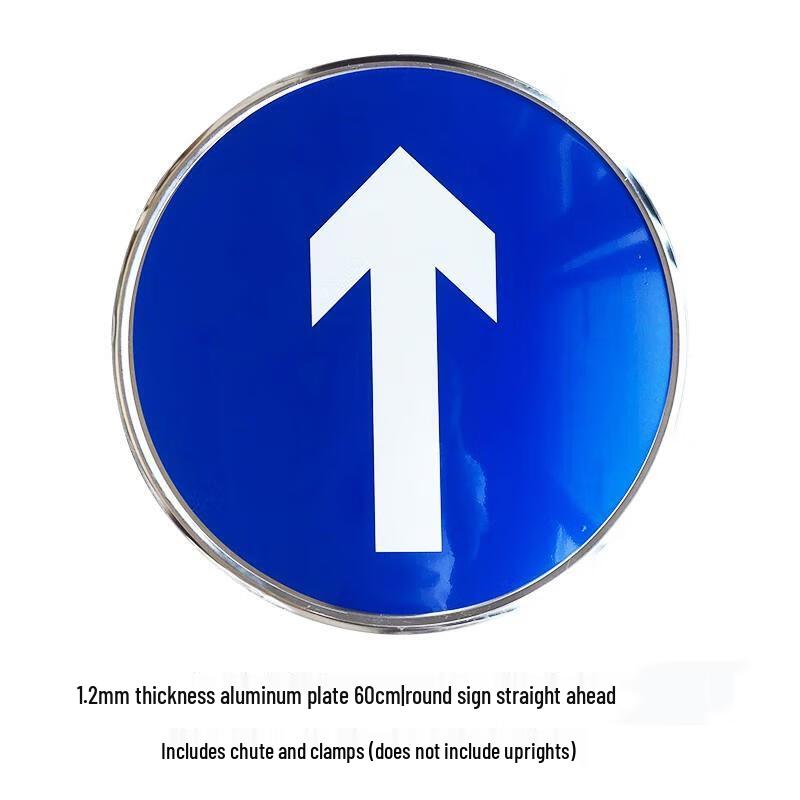 HANDUNYOU 60cm Round Aluminum Parking Traffic Sign