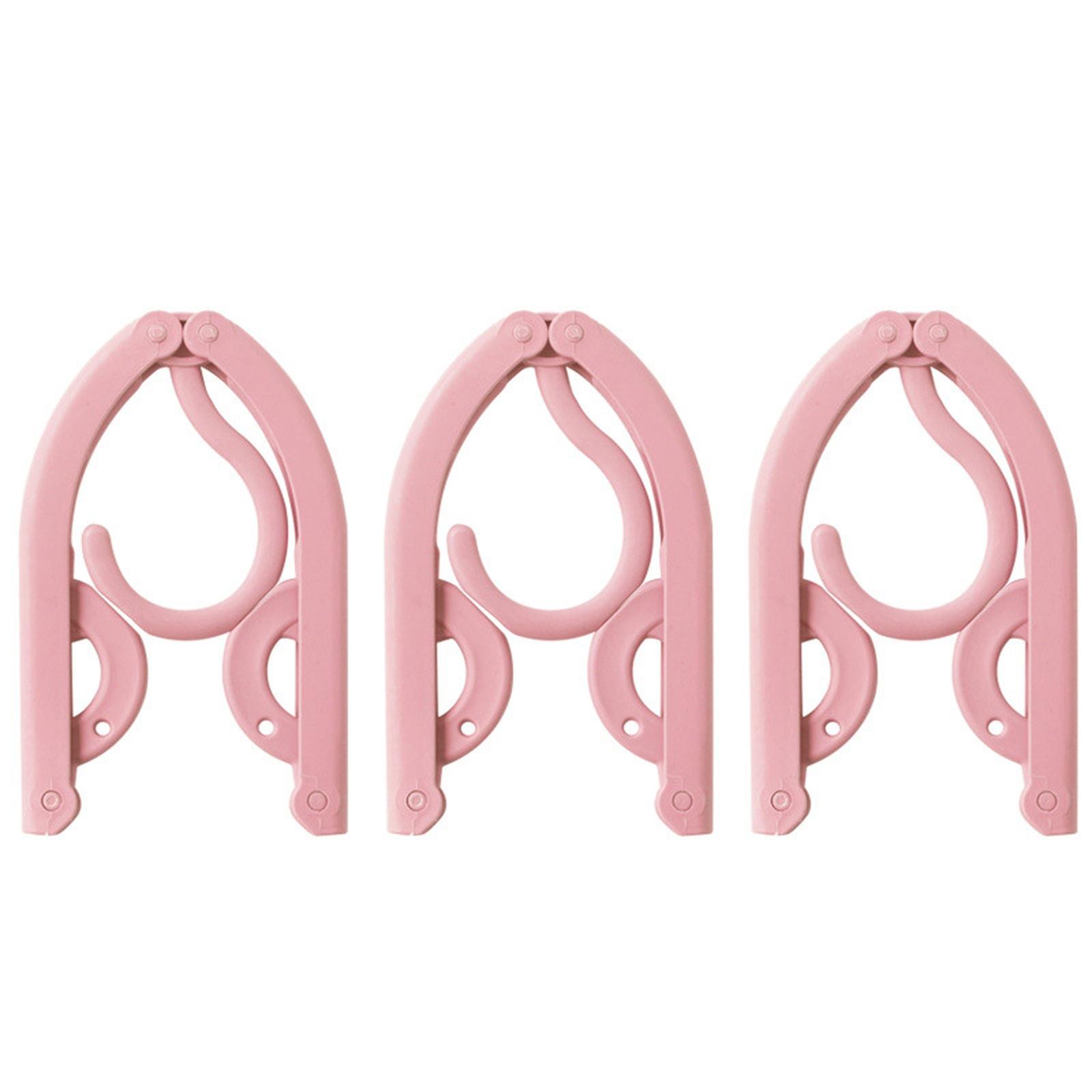 Портативные складные вешалки для путешествий Экономящие место для и дома one size розовый 678₽