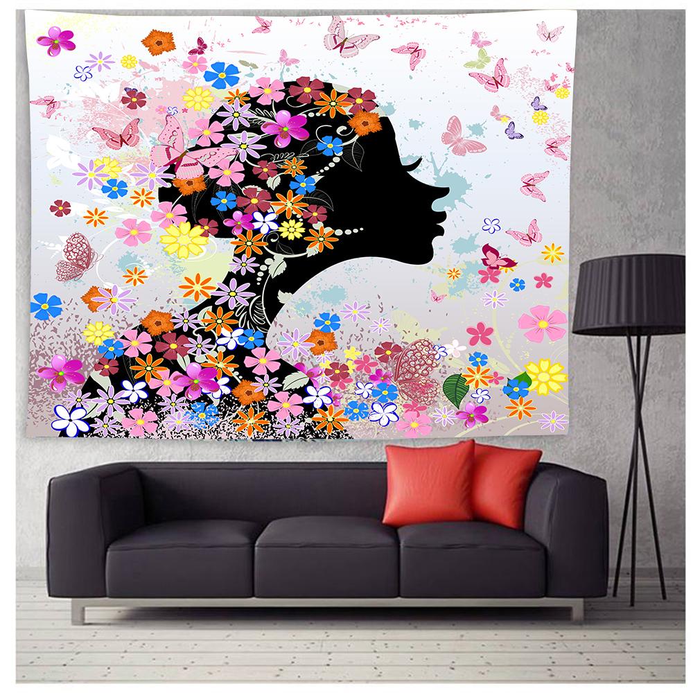 Butterfly Tapestry Colorful Butterfly Wall Art Tapestry Home Decor for Bedroom Living Room Dorm Aesthetic Tapestry Wall Hanging