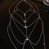 Zircon Geometric Multi-Layer Necklace - Niche Style, European & American Luxury Body Chain