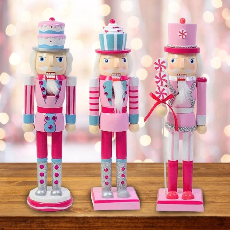 14 Inch Christmas Nutcracker Soldier Figurine Puppet Toy Home Decor New Year