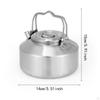 Camping Water Kettle Tea Pot for Boiling Portable Open Fire Compact Teapot