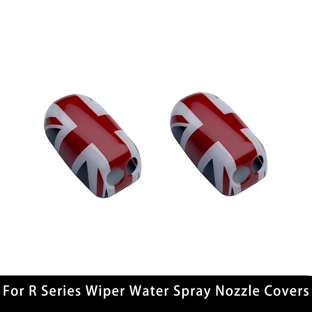 Car Wiper Water Spray Nozzle Covers For MINI One Cooper Countryman R60 Clubman R55 R56 R57 R58 R59 Auto Decoration Accessories
