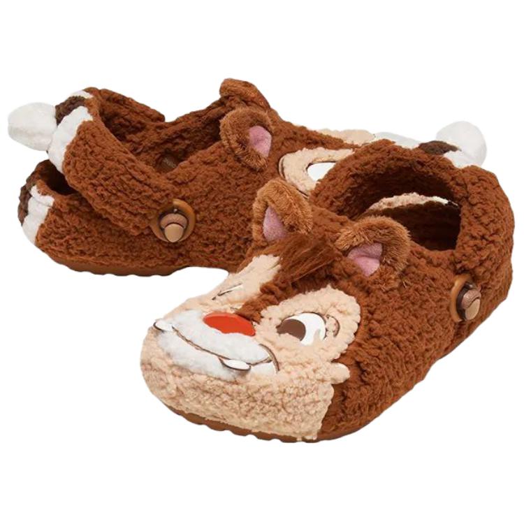 Disney X Crocs Classic Clog Chip N Dale Unisex Sandals Tan Brown White 212060-90H