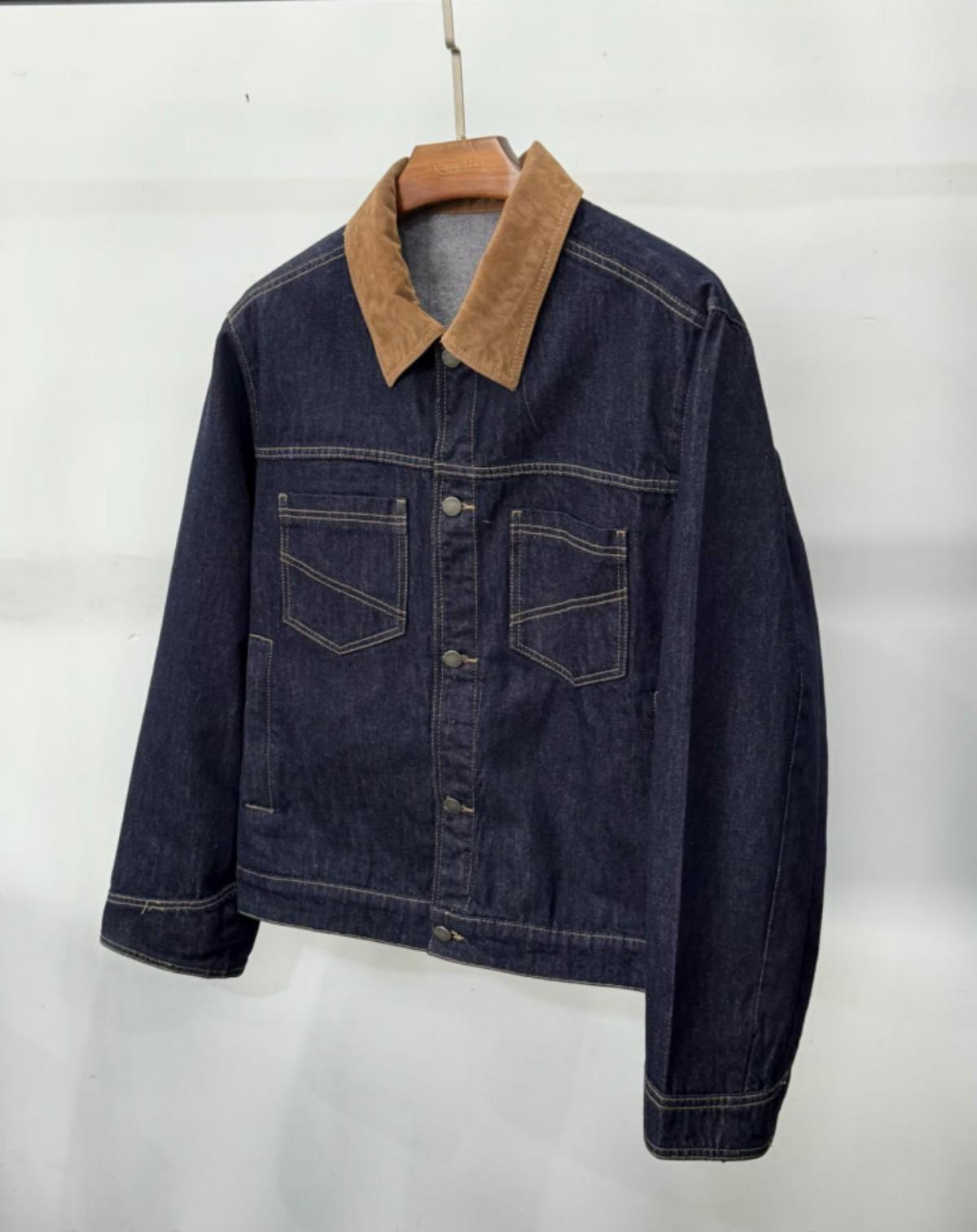 RUIIENRS x NEVERULES Осень 2025 Потертая куртка с лацканами JK243 L