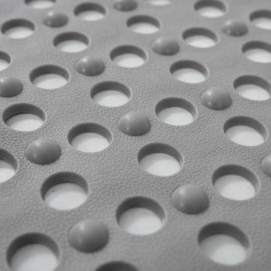 Bath Tub Mat Suction Cup Bath Shower Mat Non-Slip Bathtub Rug with Drain Holes Machine Washable Mat for Bathroom Floor Tub