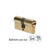 Cylindre De Porte GENERIQUE - 60mm (30+30MM) - Largeur De Came R15 - 5 Clés De Sécurité Incluses