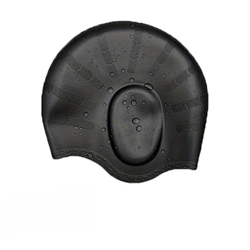 Waterproof Swimming Cap High Elasticity Ears Protection Large Silicone Diving Cap for Enhanced Comfort and Durability