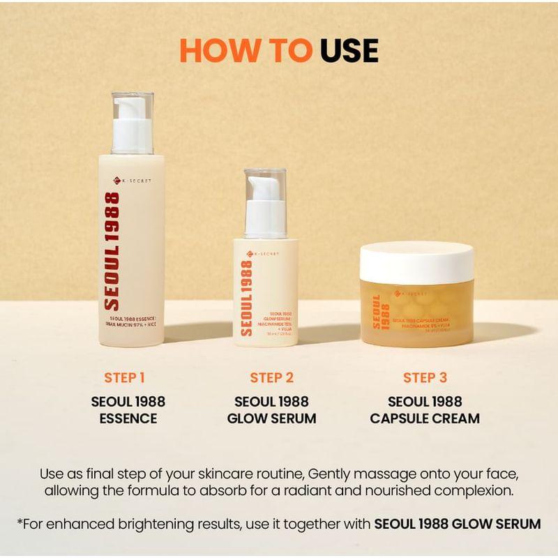 KSECRET SEOUL 1988 Crema Capsula : Niacinamide 5% + Yuja