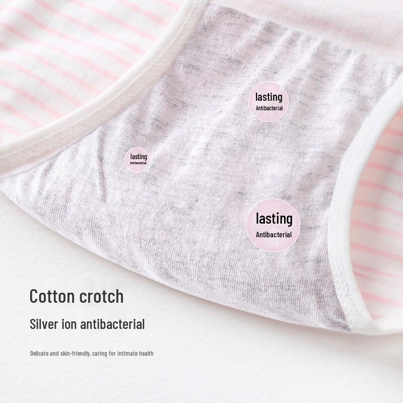 Ailier & Aurora Girls' Developmental Underwear 4-Pack