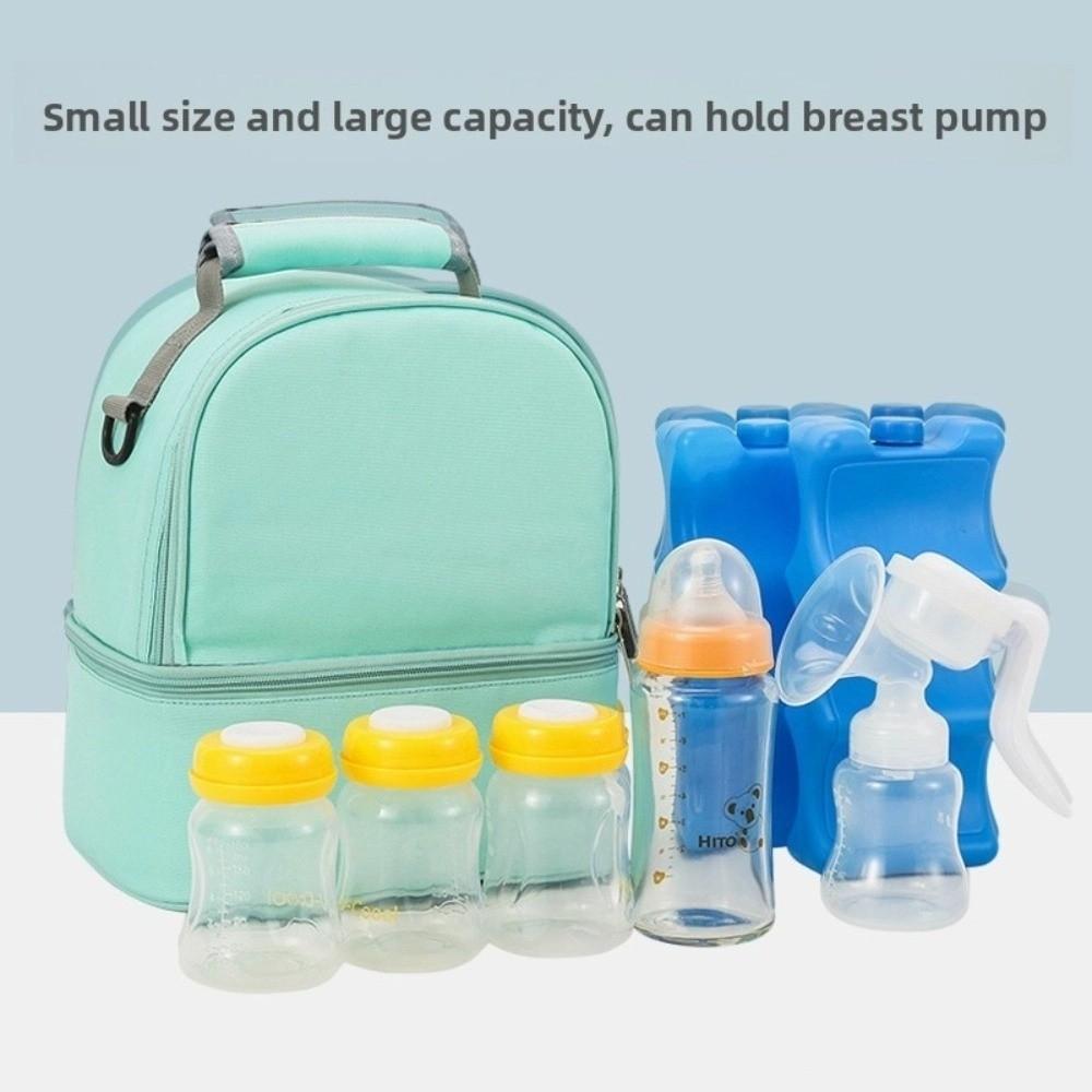 Milk Preservation Baby Diaper Bag Nylon Mommy Shoulder Bag Insulation Mommy Backpack  Travel