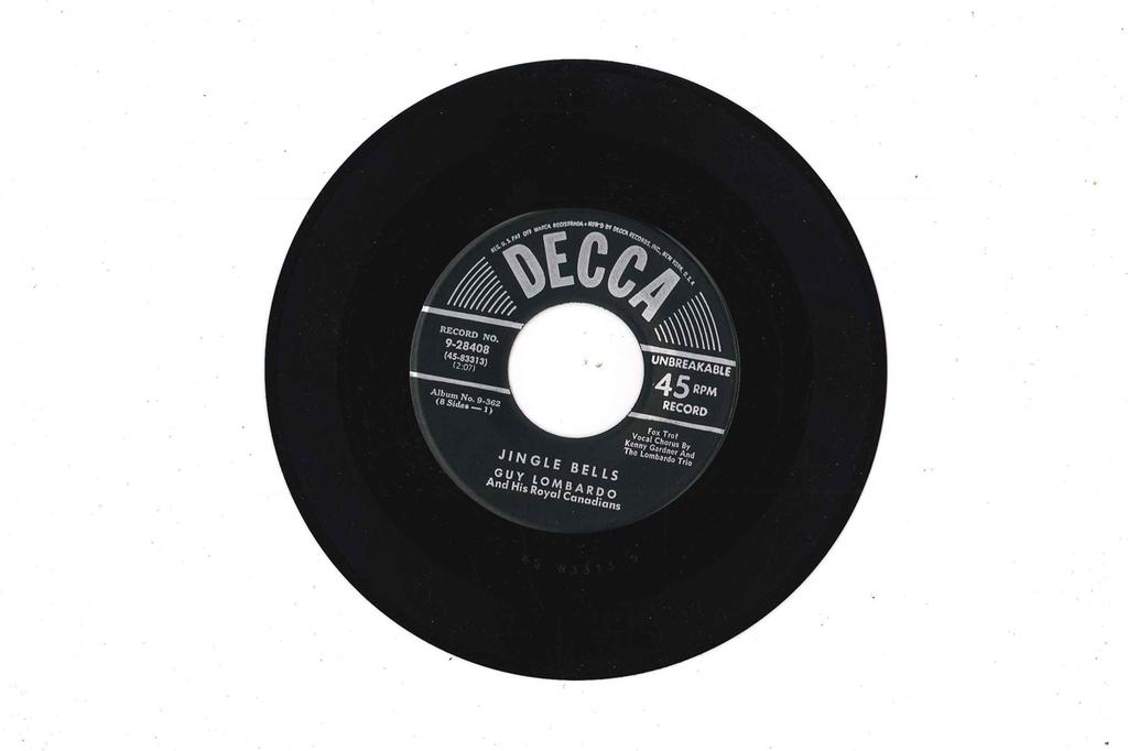 7palcová deska GUY LOMBARDO - Jingle Bells / Santa Claus Is Comin 928408 DECCA 1952 US Pop Použitá