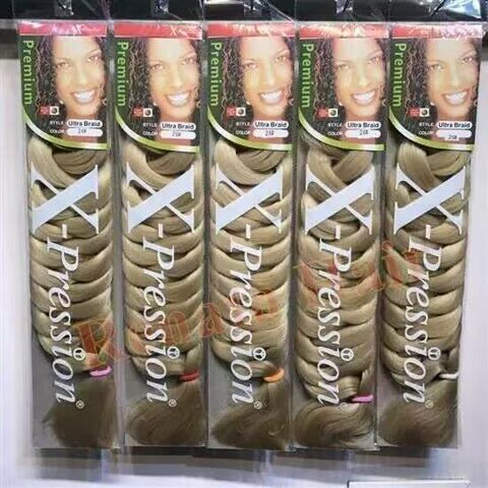 

Xpression 82 Длинный парик дреды - Африканская черная коса, 165г