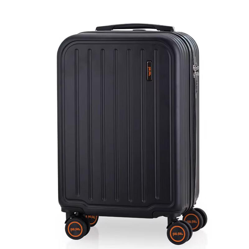 Folli Follie 20-inch Vertical Stripe Hardside Spinner Luggage