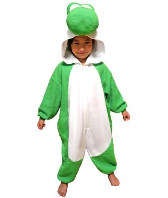 SAZAC Super Mario Yoshi Fleece Kigurumi for 110cm Children,