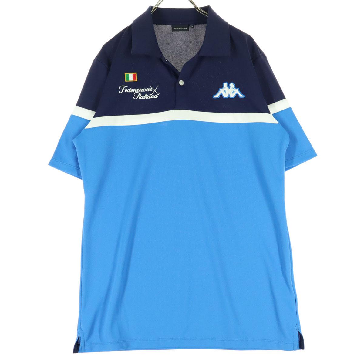 

Kappa Short sleeve Polo shirt XL Blue Men s Used