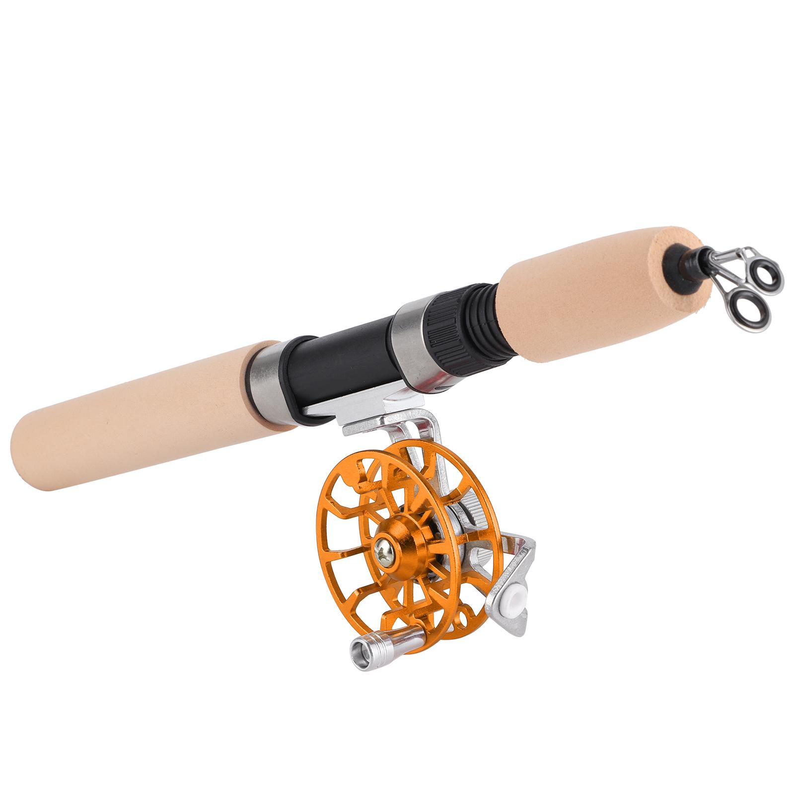 

26-дюймовая телескопическая удочка с катушкой, портативные снасти для зимней рыбалки на льду