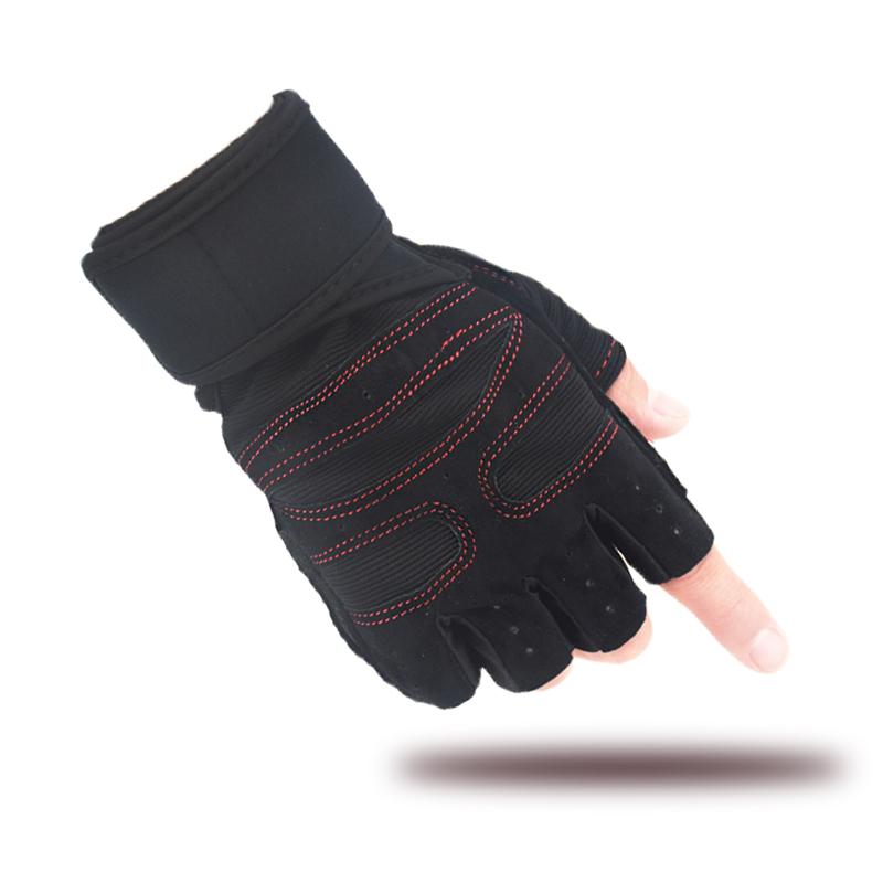 Gewichtheberhandschuhe für Männer Frauen Fitnessstudio Yoga Anti-Rutsch Halbfinger Atmungsaktiv Fitness Trainingshandschuhe