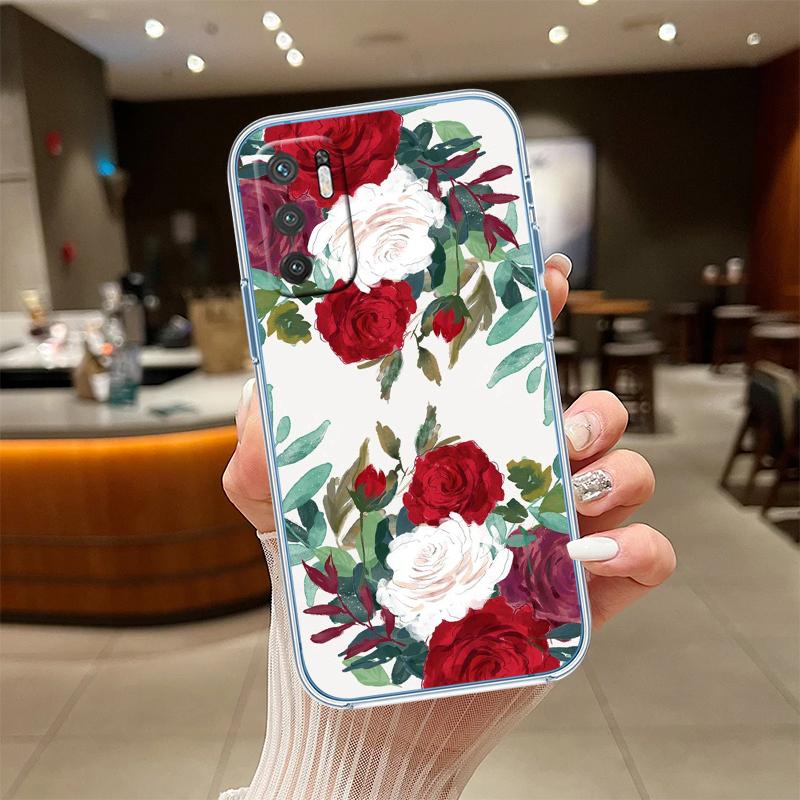 NH24 Flowers rose Pink Phone Case for Motorola Moto G10 G20 G30 G31 G32 G34 G35 G41 G42 G50 G51 G52 G55 G60 G60S G62 G71 G72 G75